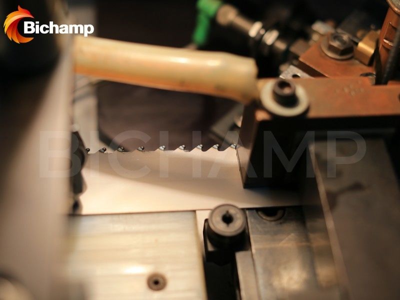 Carbide Vertical Band Saw Blades Hardened Multi Chip Tooth Set